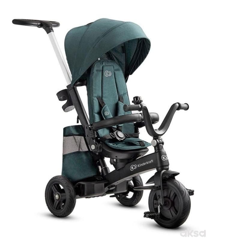 Kinderkraft tricikl Easy Twist 2u1 Green