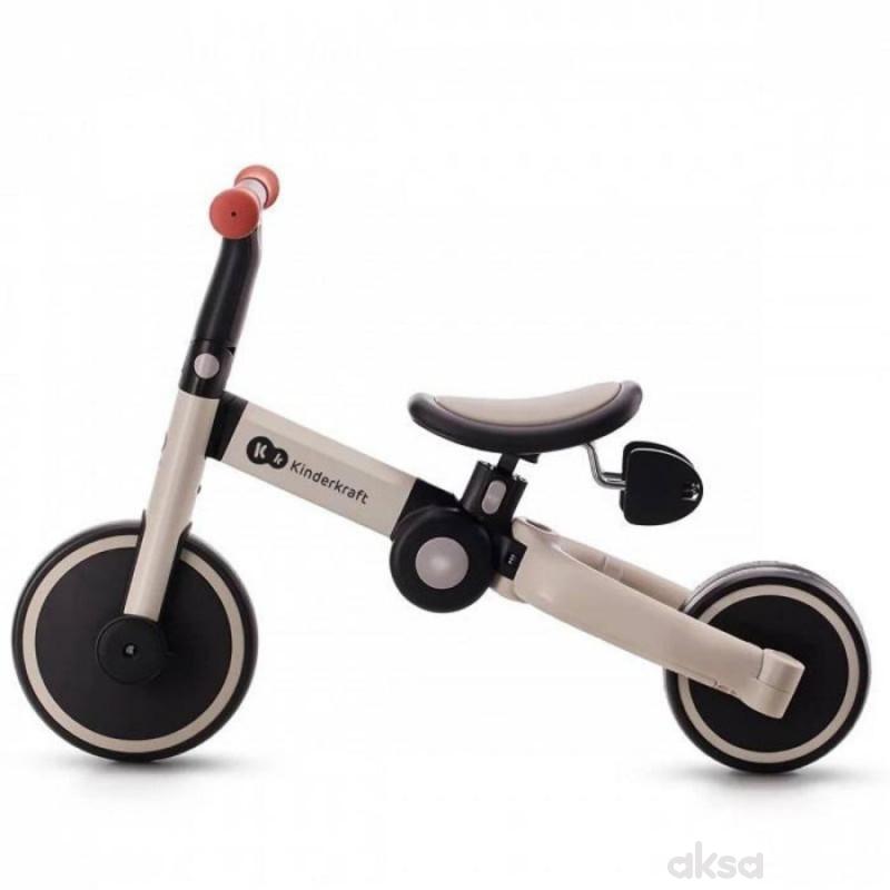 Kinderkraft tricikl 3u1 4trike Silver Grey 