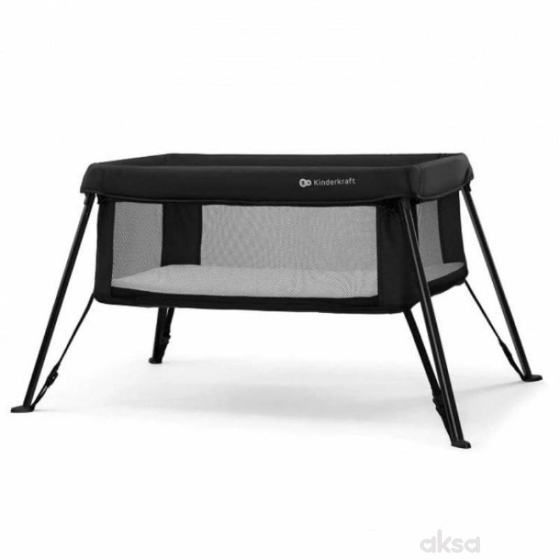 Kinderkraft prenosivi krevetac Cami 3u1 Black 