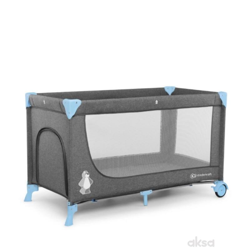 Kinderkraft prenosivi krevetac Joy Blue 