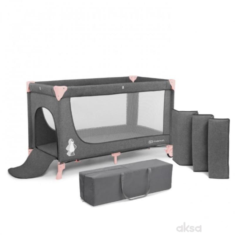 Kinderkraft prenosivi krevetac Joy Pink 