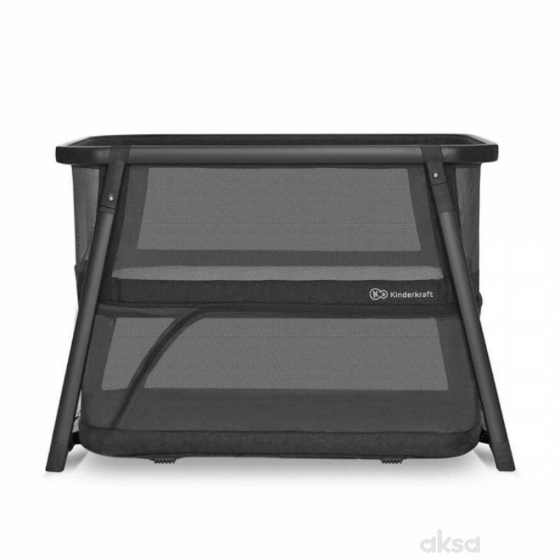 Kinderkraft prenosivi krevetac Sofi Plus Grey