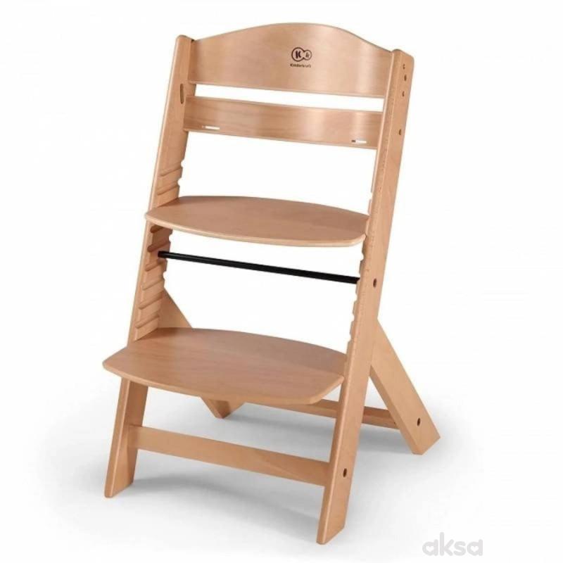 Kinderkraft hranilica Enock 2u1 Wooden Natural