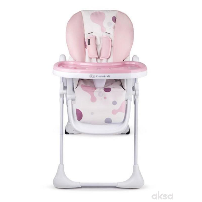 Kinderkraft hranilica Yummy Pink