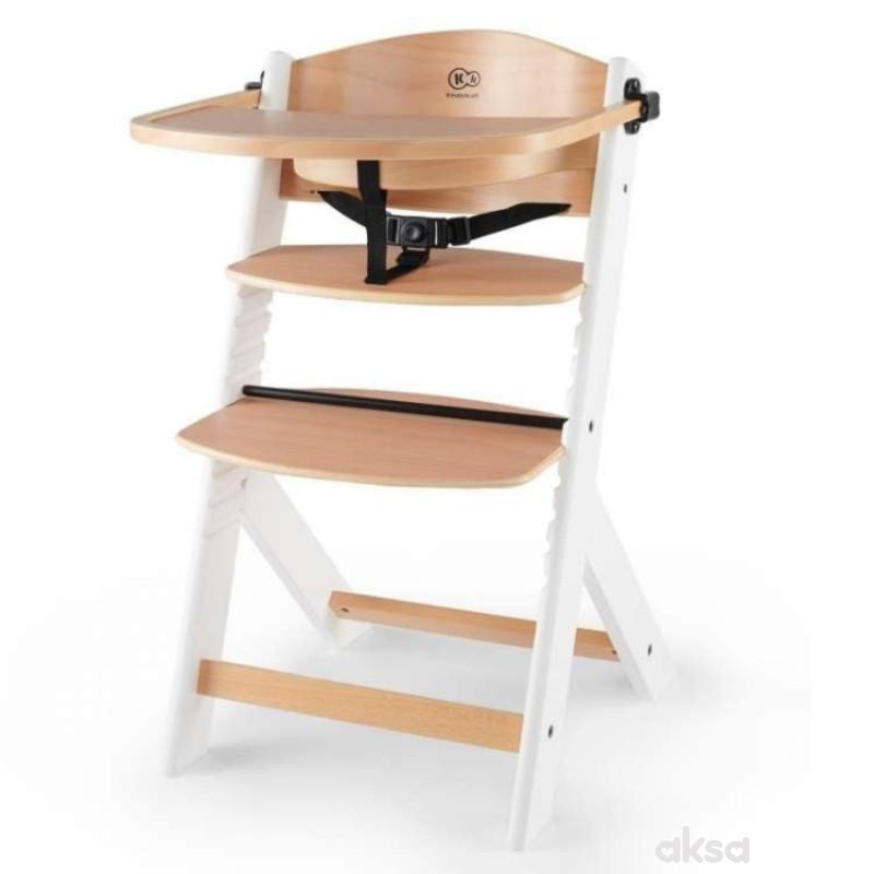 Kinderkraft hranilica Enock 2u1 Natur White