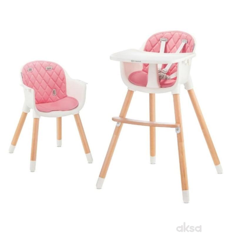 Kinderkraft hranilica Sienna 2u1 Pink