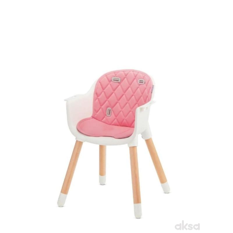 Kinderkraft hranilica Sienna 2u1 Pink