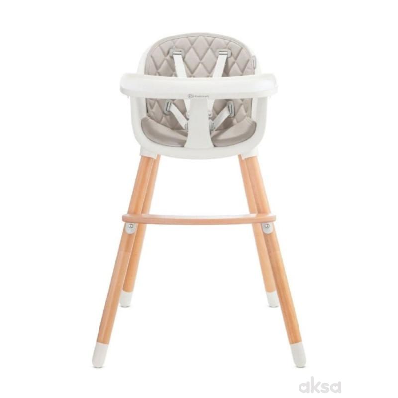 Kinderkraft hranilica Sienna 2u1 Grey