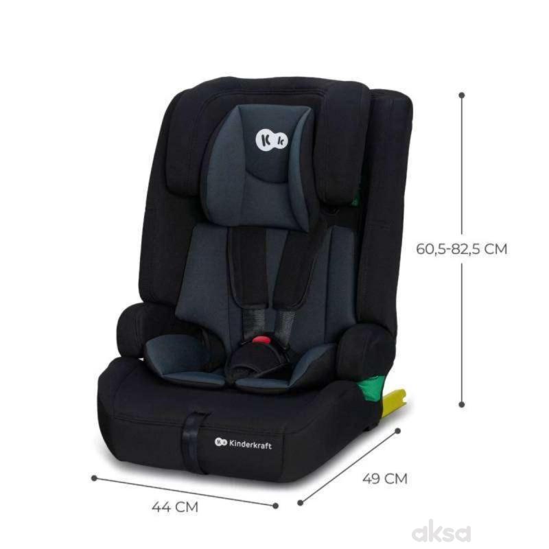 Kinderkraft a-s Safety Fix2 (76-150cm)i-size Black