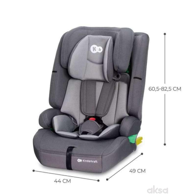 Kinderkraft a-s Safety Fix2 (76-150cm) i-size Grey
