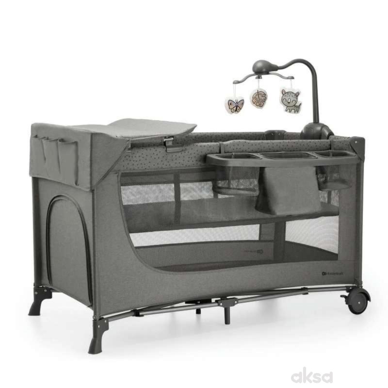 Kinderkraft prenosivi krevetac Joy 2 dark gray