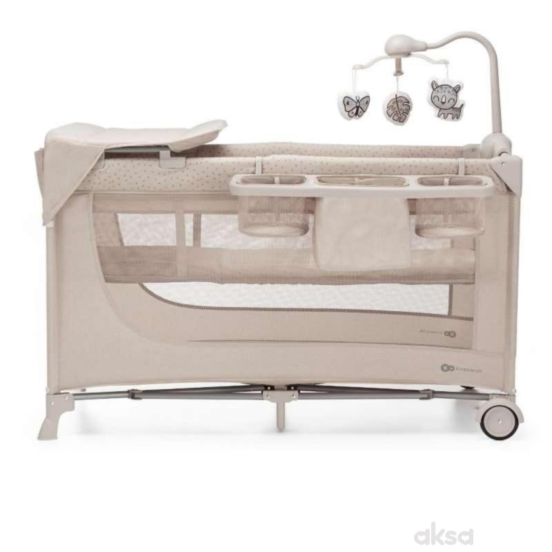 Kinderkraft prenosivi krevetac I dodaci Joy2 Beige