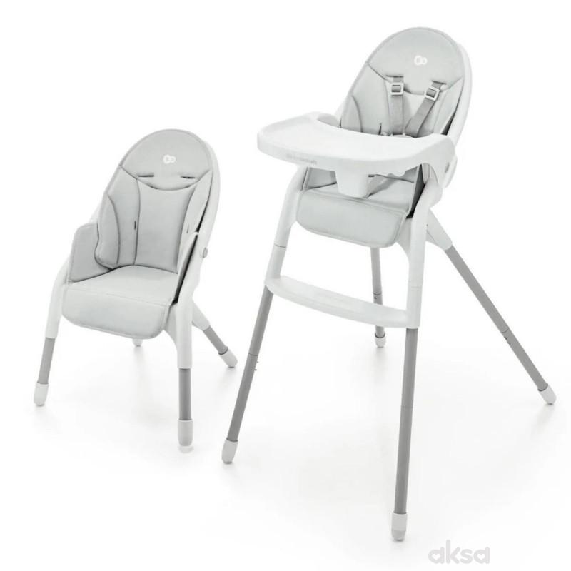 Kinderkraft hranilica Dinnly Light Grey