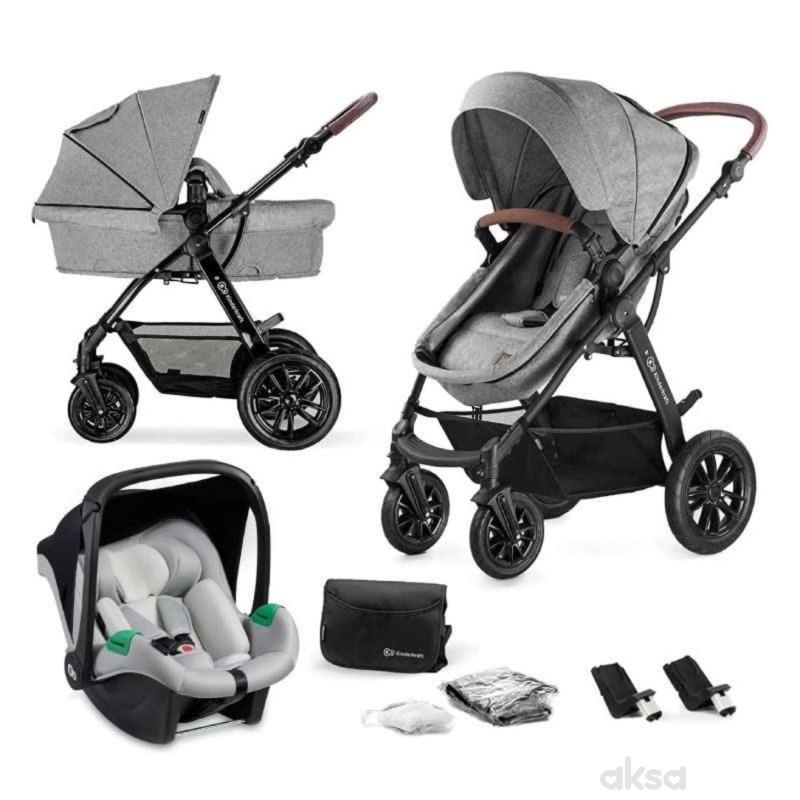 Kinderkraft trio sistem Moov Mink Pro Grey Melange