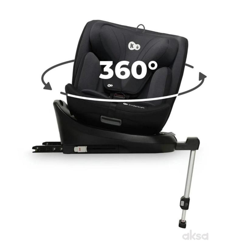 Kinderkraft a-s I-360 (40-150cm) i-size Black