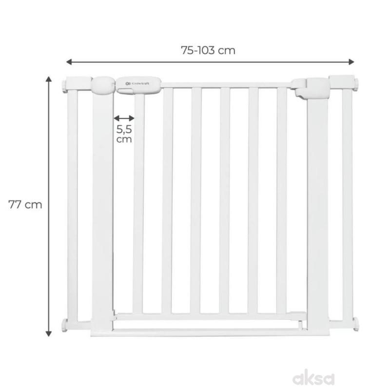 Kinderkraft zaštitna ogradica Lock&Go White
