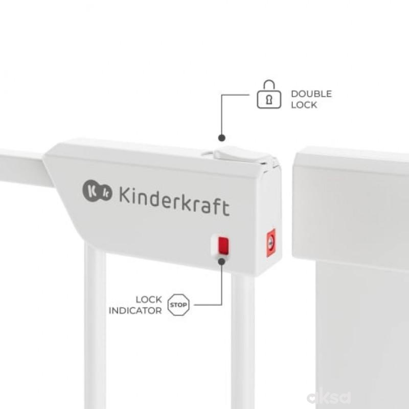 Kinderkraft zaštitna ogradica Safe Snap White