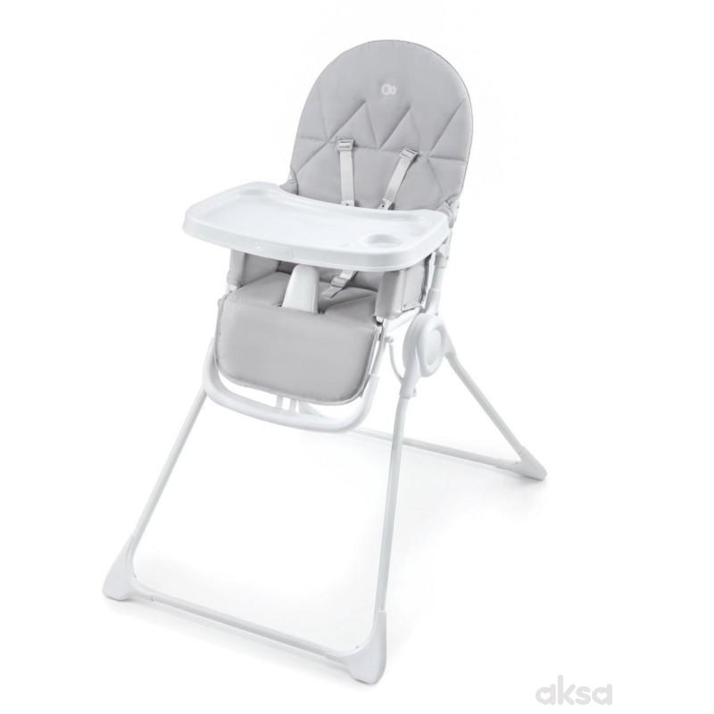 Kinderkraft hranilica Binci Light Grey