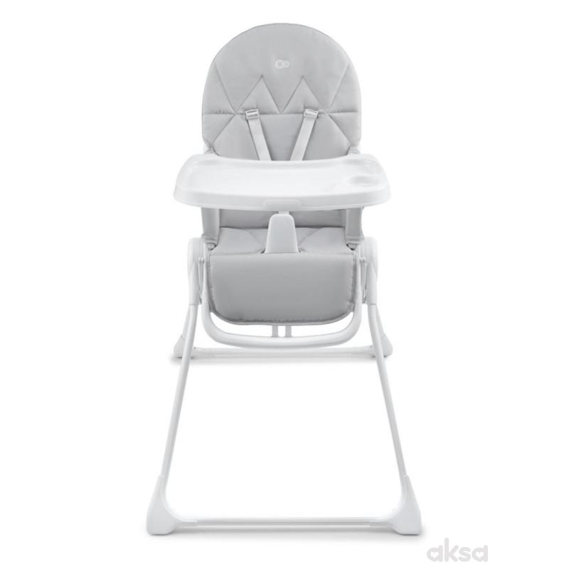 Kinderkraft hranilica Binci Light Grey