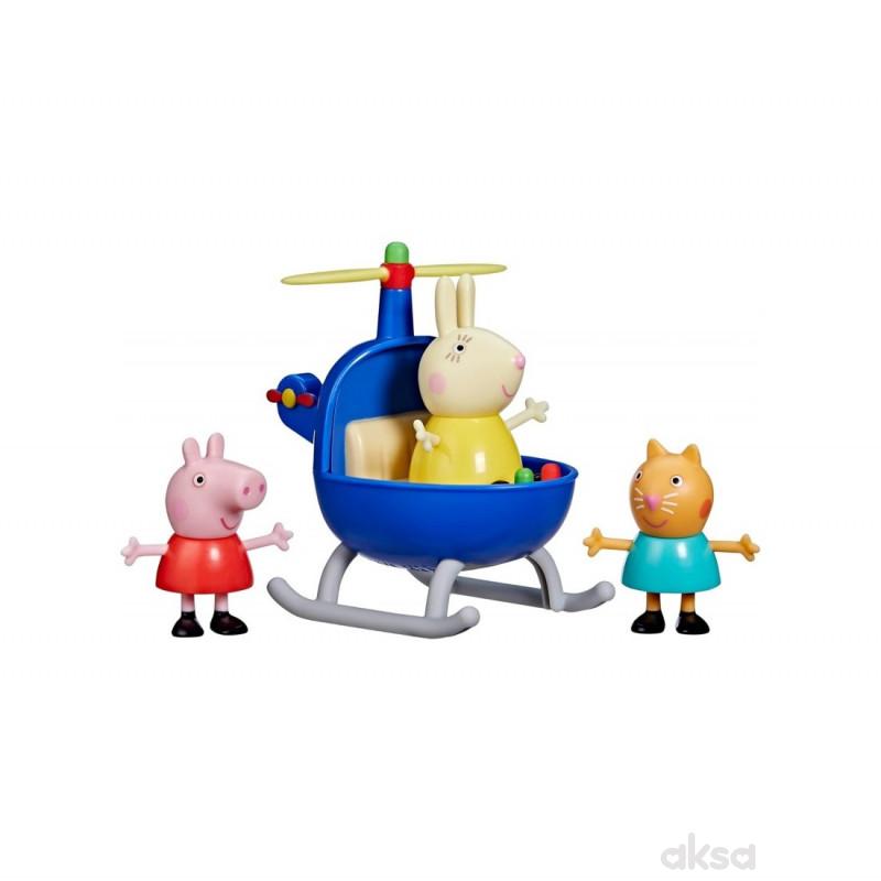 Pepa Prase set helikopter i 3 figure 