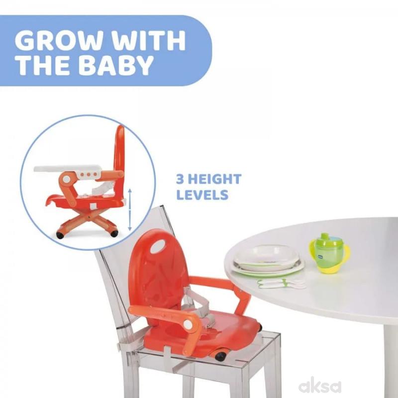 Chicco hranilica Pocket Snack, Poppy red