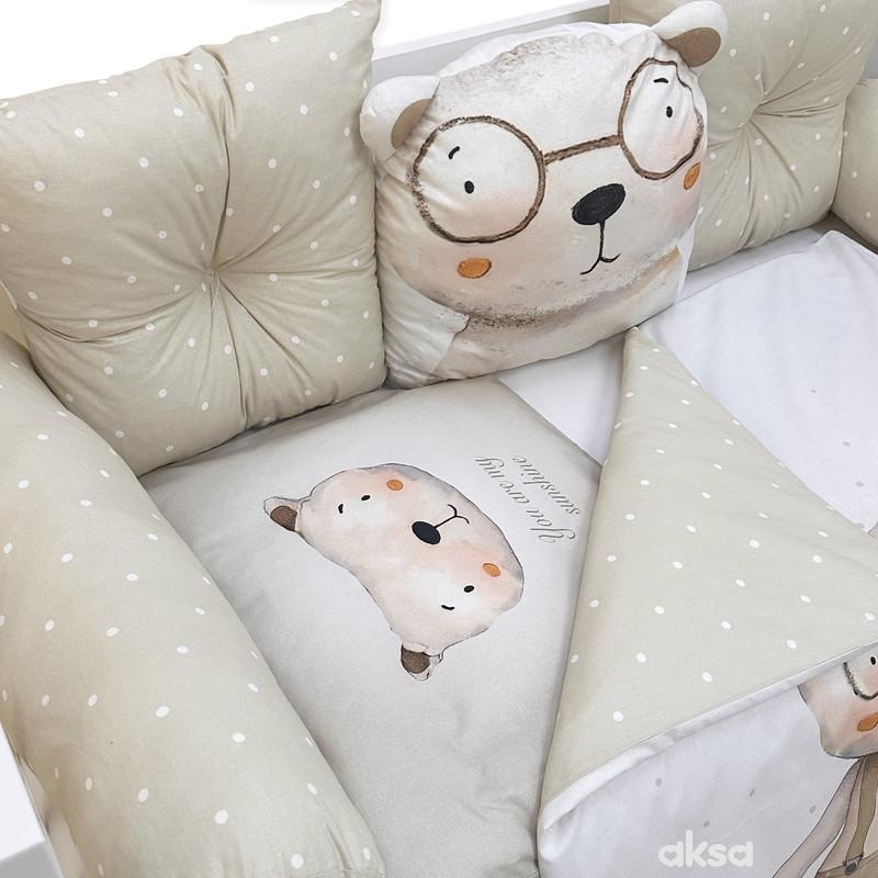 Lillo&Pippo punjena posteljina „Slatki snovi“ 