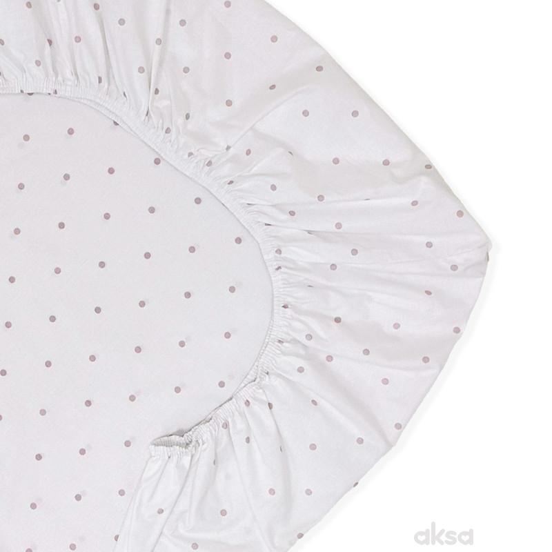 Lillo&Pippo čaršav-lastiš „Slatki snovi“ 60x120cm 