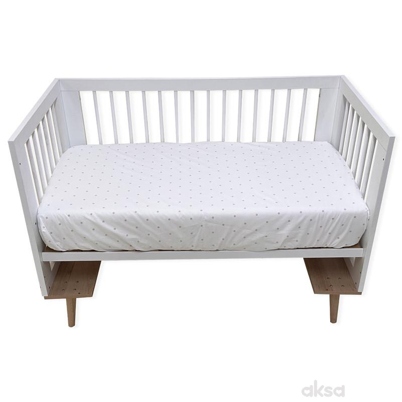 Lillo&Pippo čaršav-lastiš „Slatki snovi“ 60x120cm 