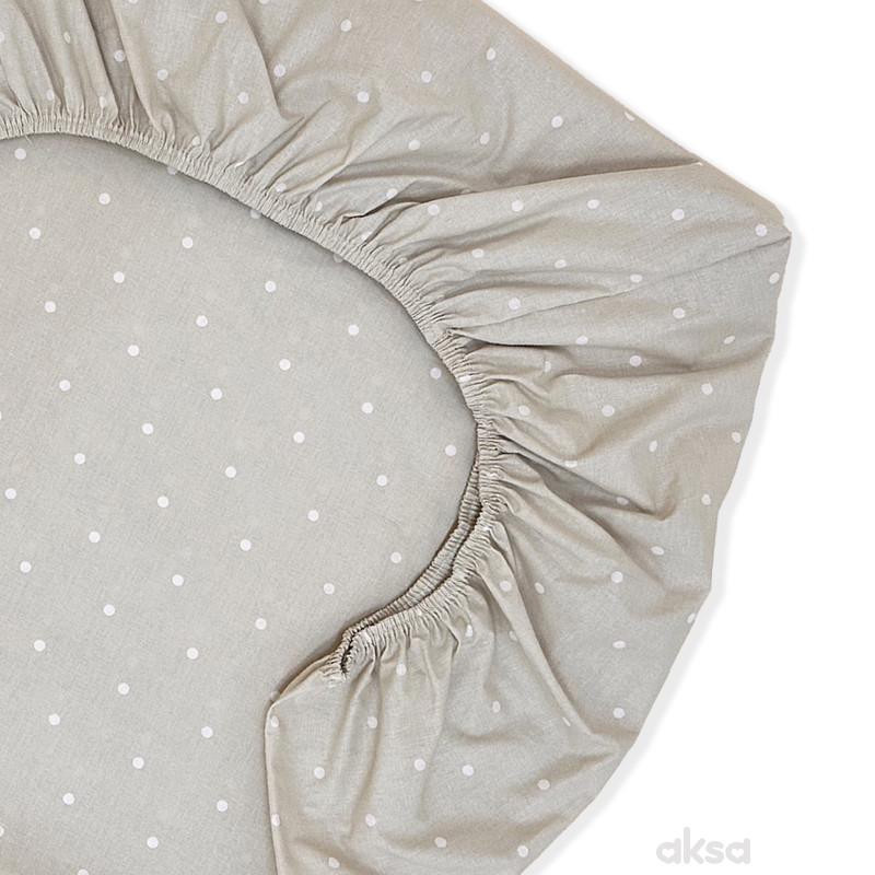 Lillo&Pippo čaršav-lastiš „Slatki snovi“ 60x120cm 