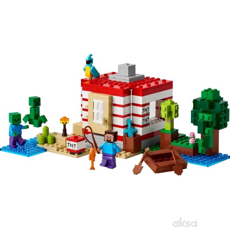 Lego minecraft the tnt jungle house 