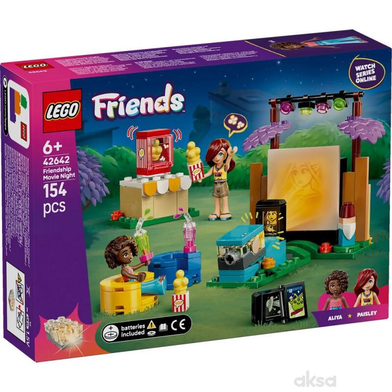 Lego friends friendship movie night 