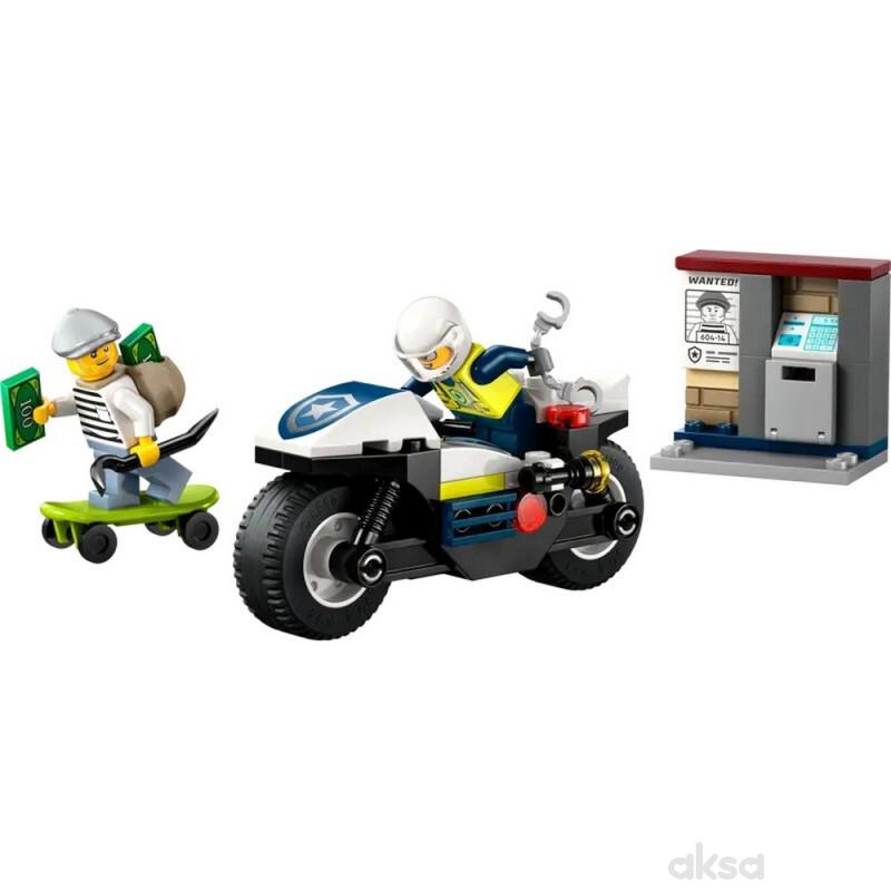 Lego city police motorcycle chase 