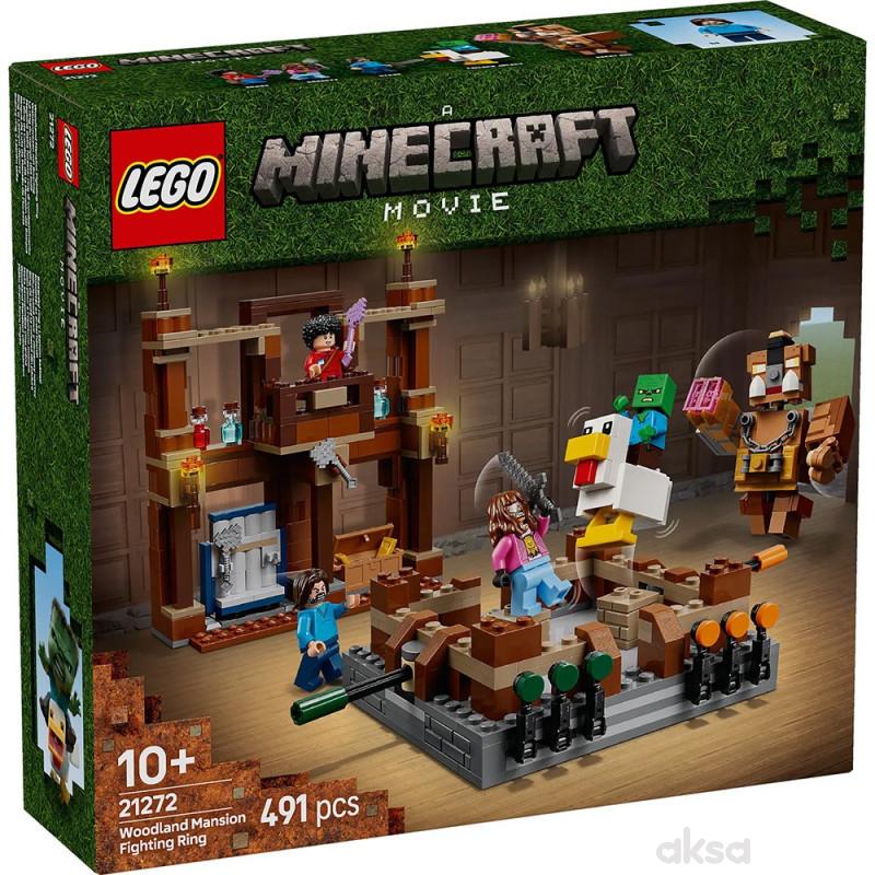 Lego minecraft woodland mansion fighting ring 