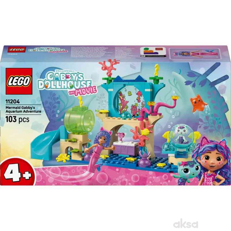Lego gabbys dollhouse mermaid gabbys aquarium 