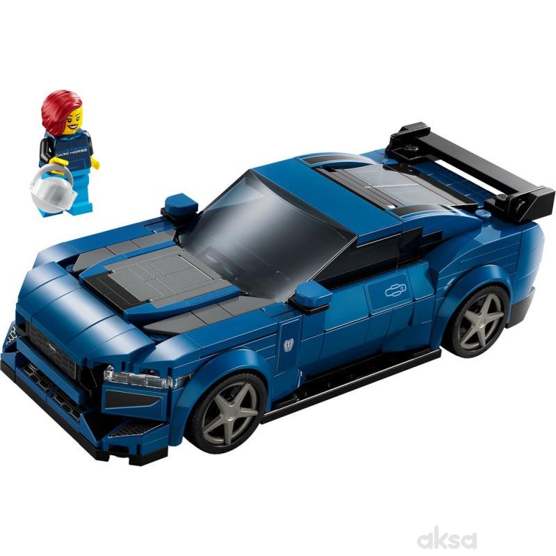 Lego speed champions ford mustang dark horse car 