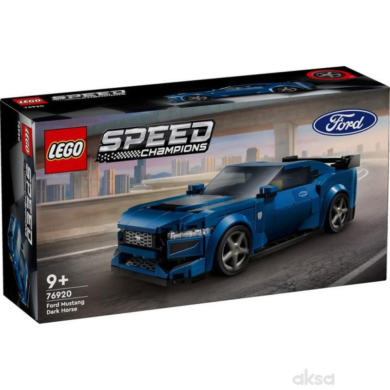 Lego speed champions ford mustang dark horse car 