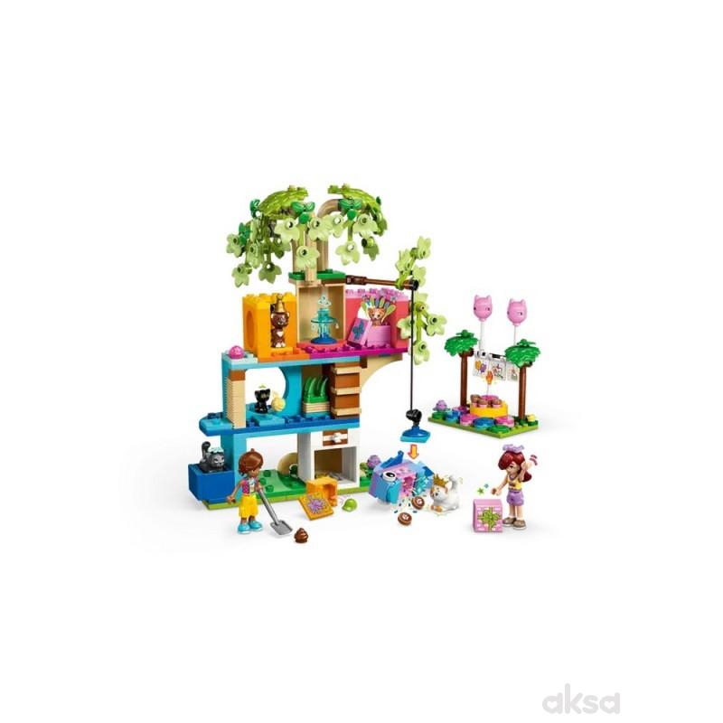 Lego friends cat birthday party & tree house 
