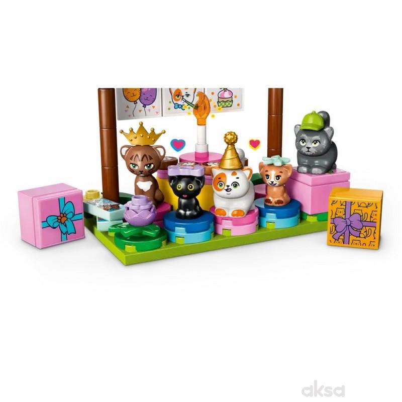 Lego friends cat birthday party & tree house 
