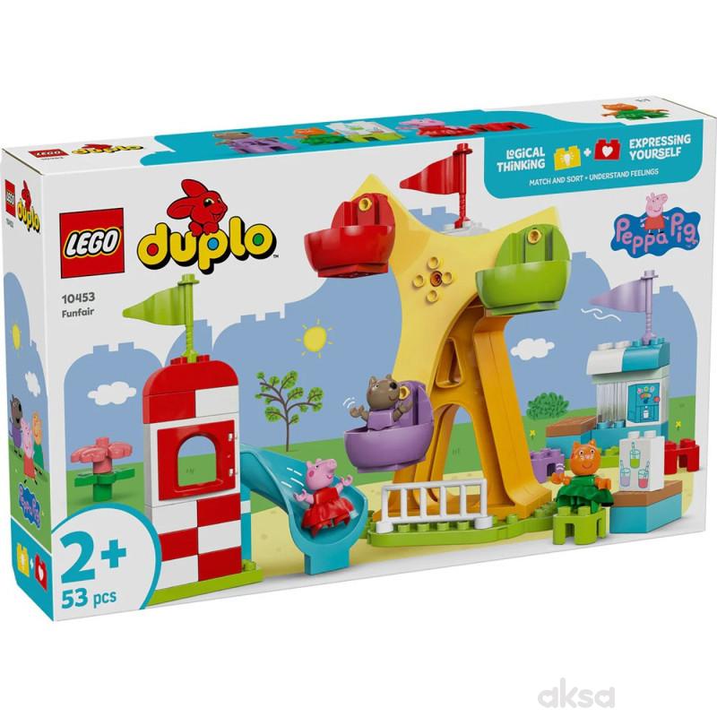 Lego duplo peppa pig funfair 