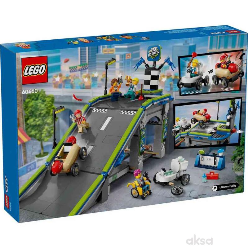 Lego city no limits  race car ramp track 