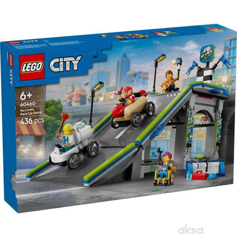 Lego city no limits  race car ramp track 