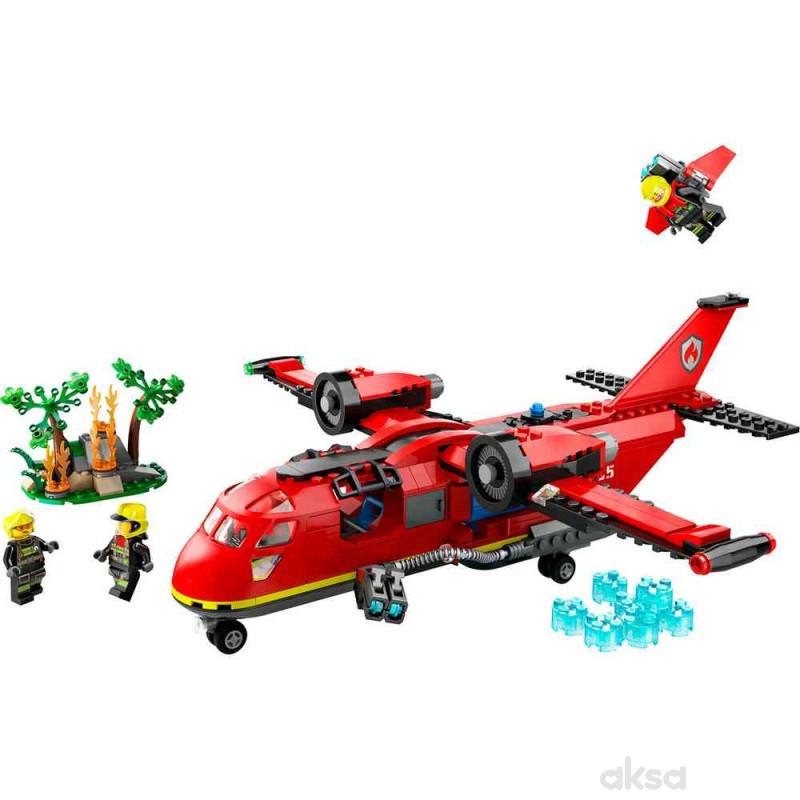 Lego city fire fire rescue plane 