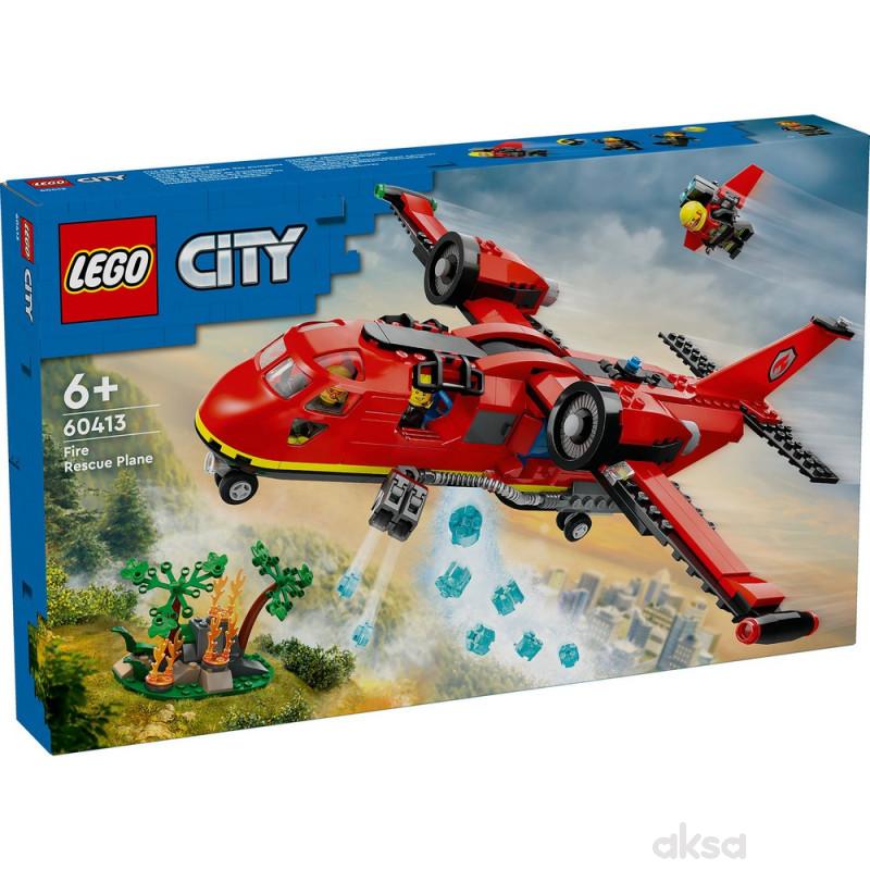 Lego city fire fire rescue plane 