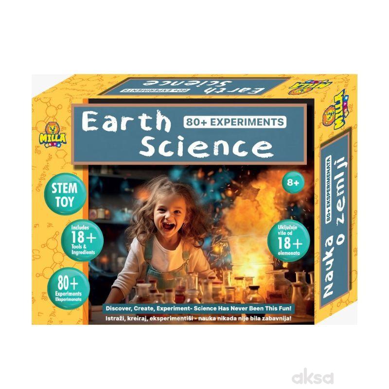 Eksperiment set nauka o zemlji 
