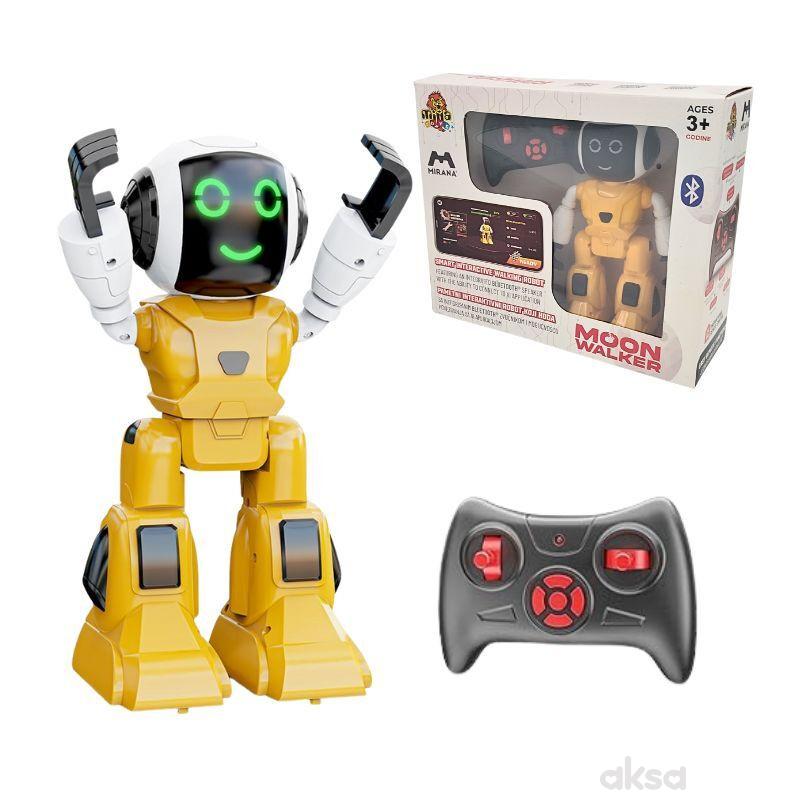 Robot moonwalker žuti 