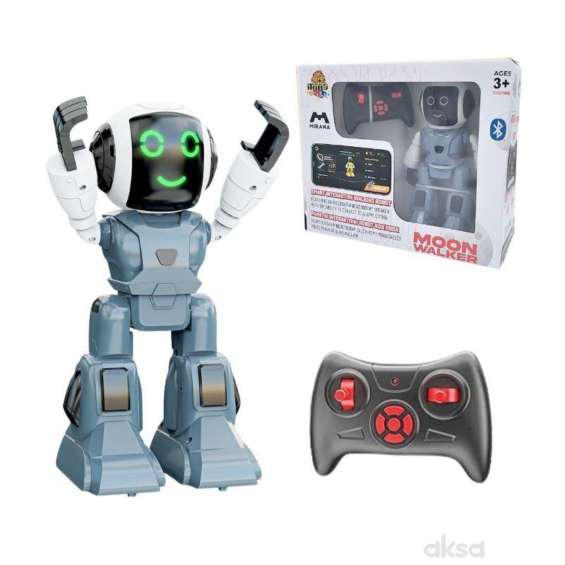 Robot moonwalker sivi 