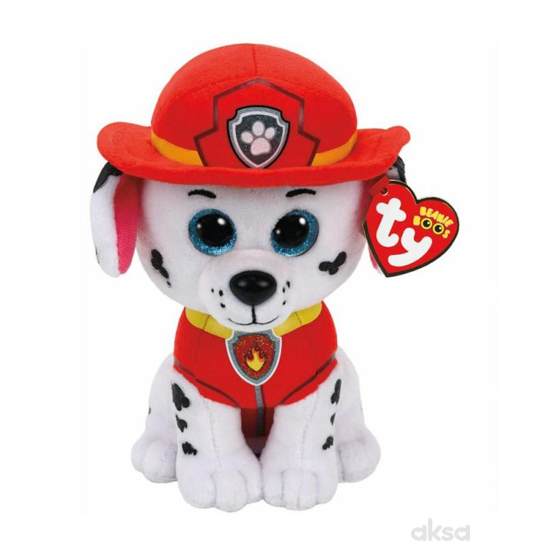 TY plišana igračka Paw Patrol Marshall, 15 cm 