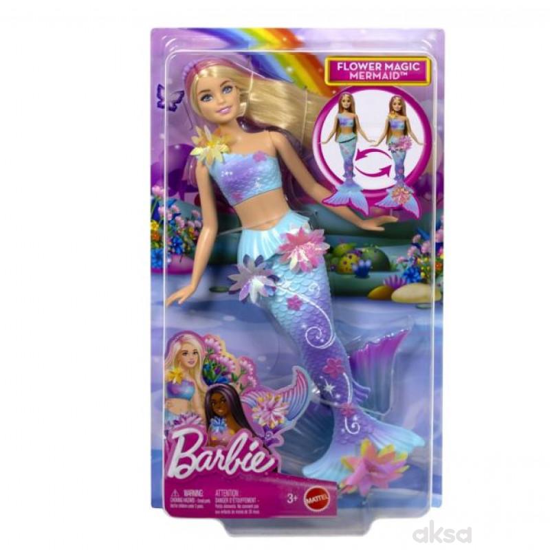 Barbie magična cvetna sirena - plavuša 