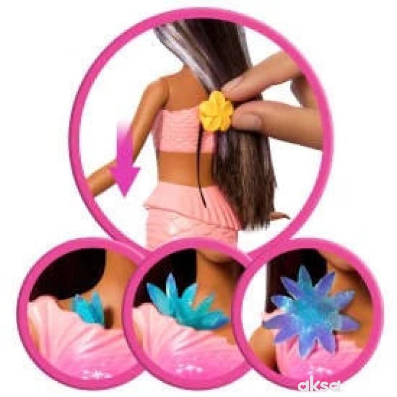 Barbie magična cvetna sirena - brineta 