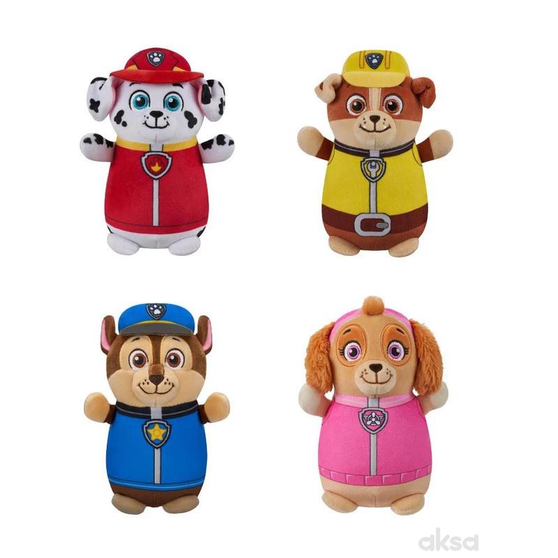 Squishmallows pliš patrolne šape 25cm sort 